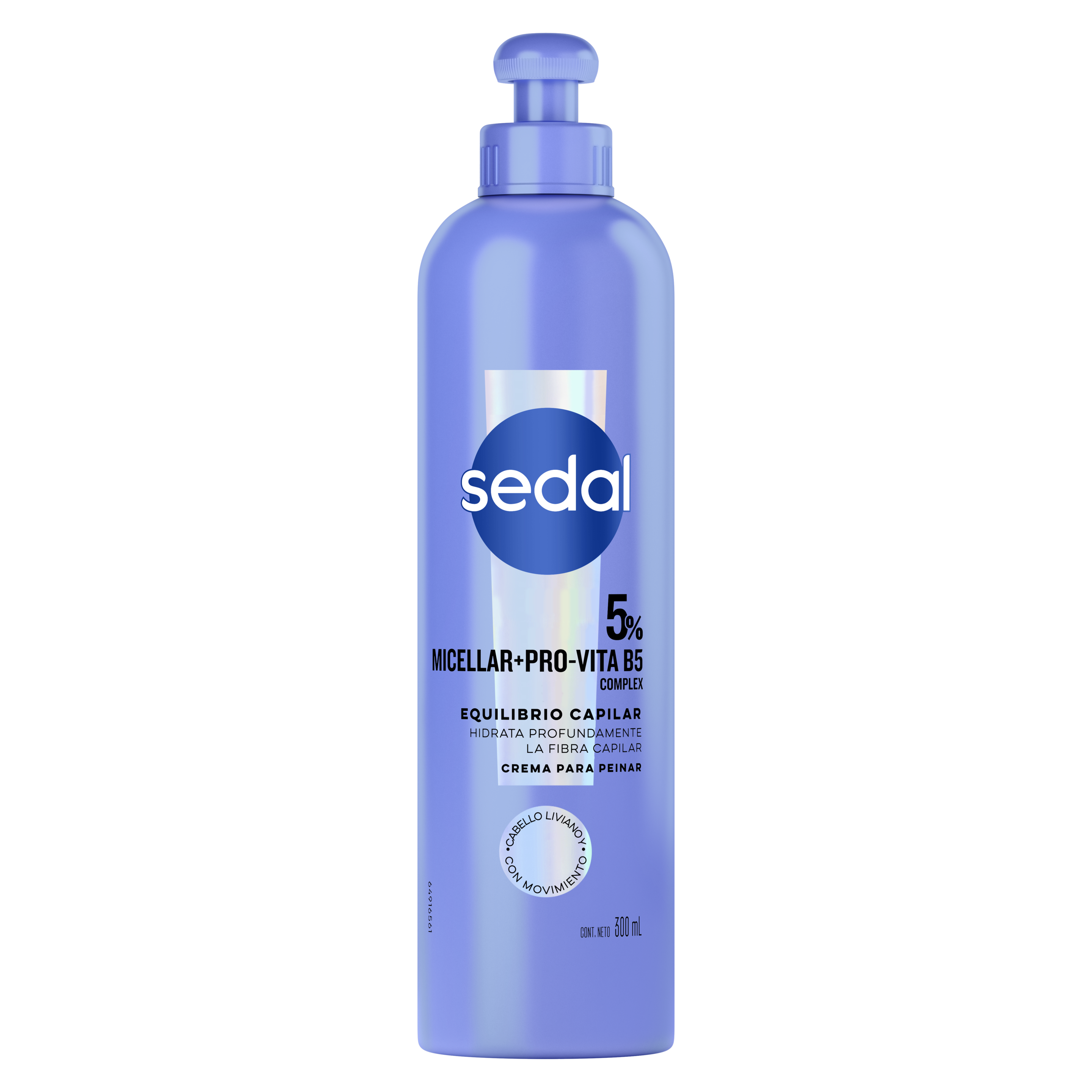 Crema para Peinar Sedal Hidra-Micelar y Pro Vitamina B5 300ml packshot