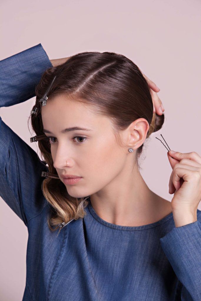 penteado anos 20 passo 4