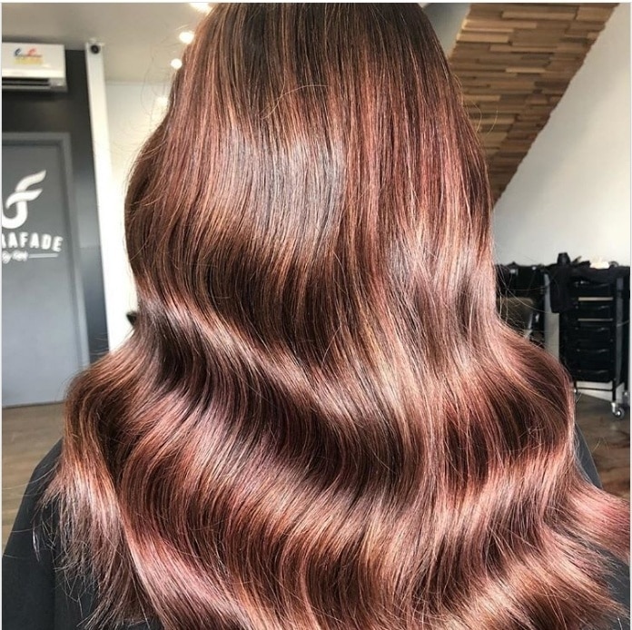 castanho rosa dourado