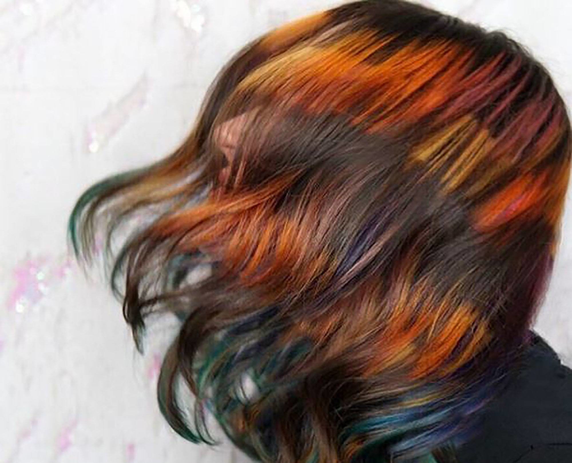 modelo com cor de cabelo inspirada em Harry Potter