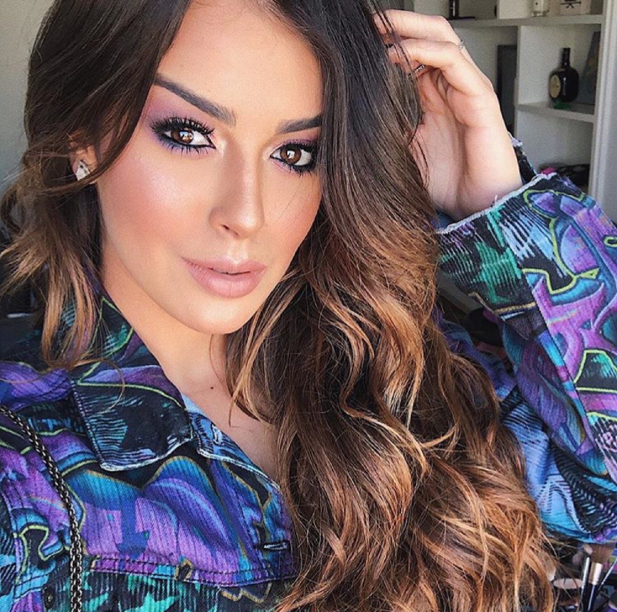 Cabelo londo ondulado da Mariana Saad