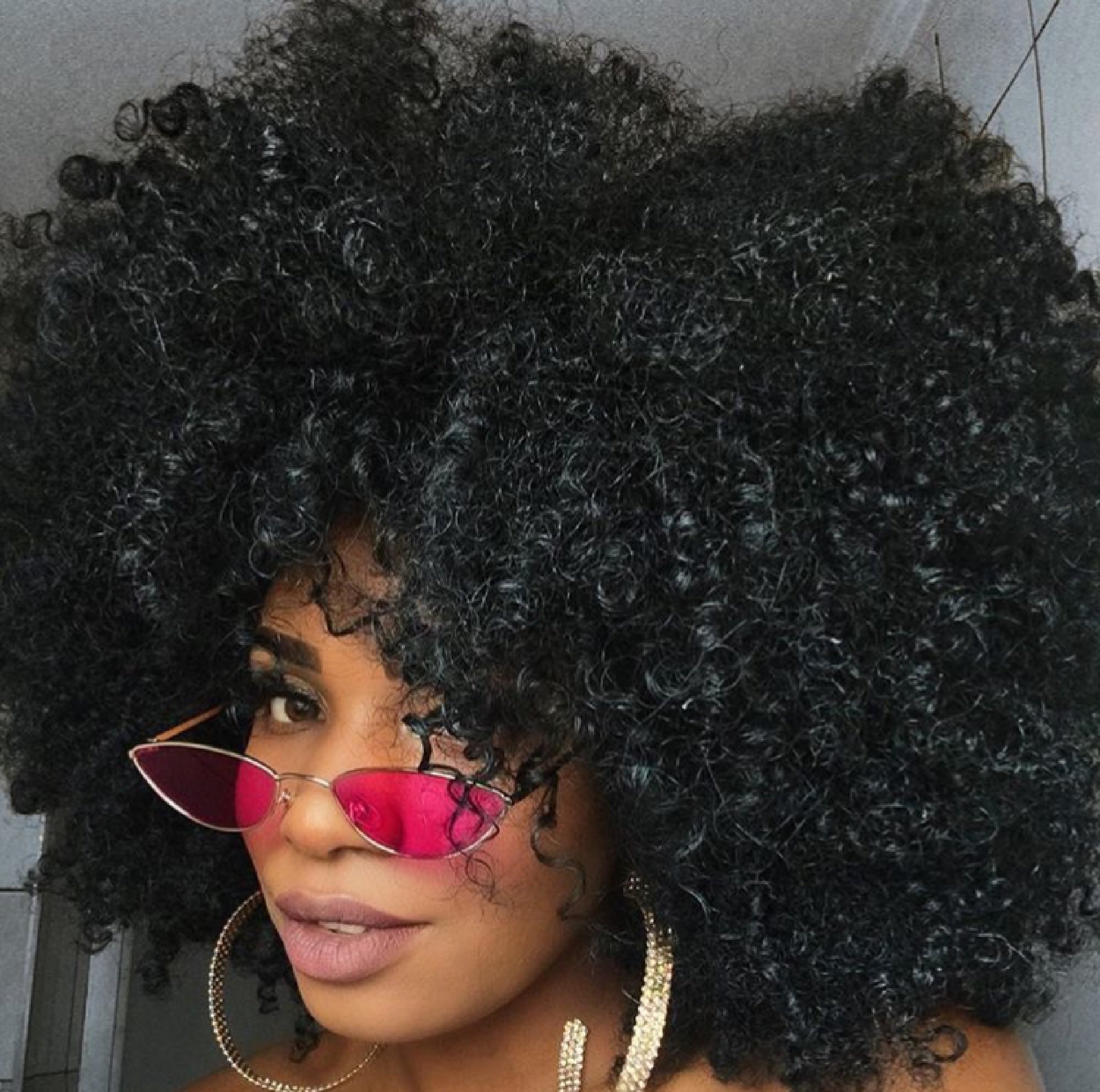 Cabelo crespo black power