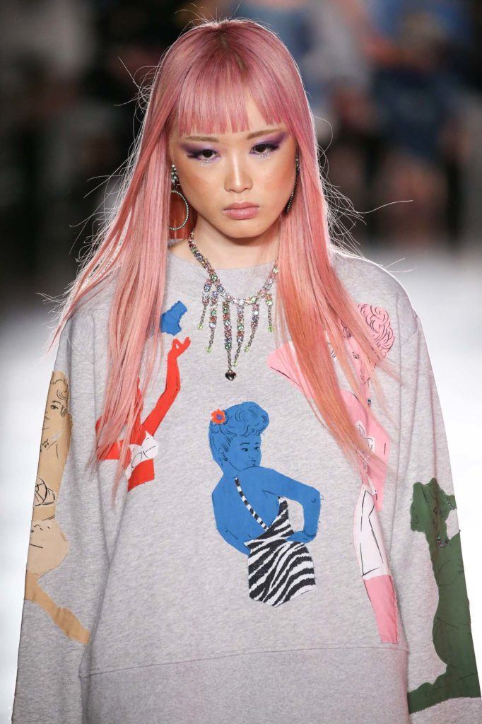 modelo de cores de cabelo verão 2018
