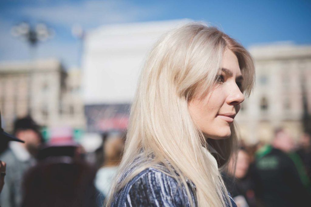 modelo de cores de cabelo verão 2018