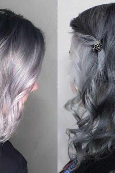 montagem com duas mulheres de cabelo cinza