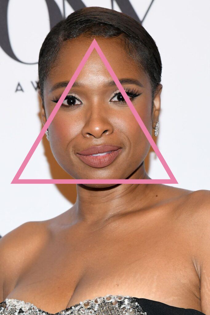 atriz jennifer hudson rosto triagular
