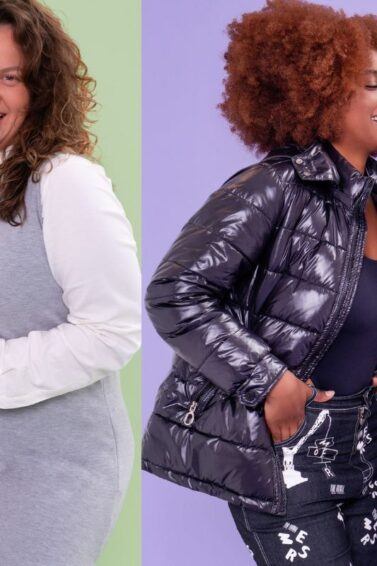 Montagem com fundos coloridos e 6 mulheres de diferentes tipos de cabelos