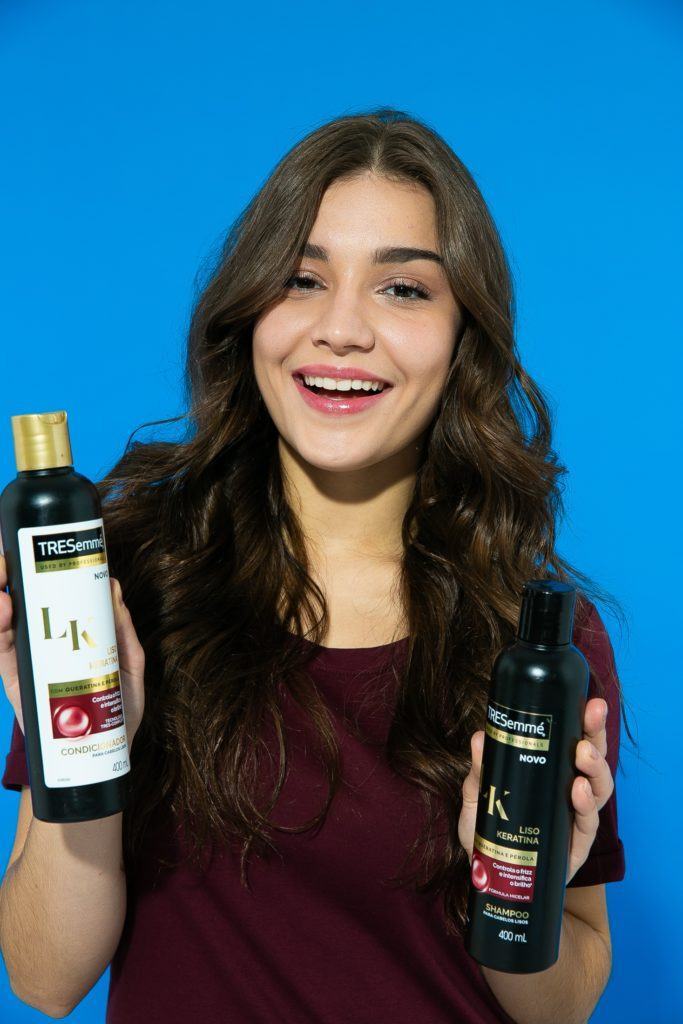 Cabelo liso ondulado solto lavado