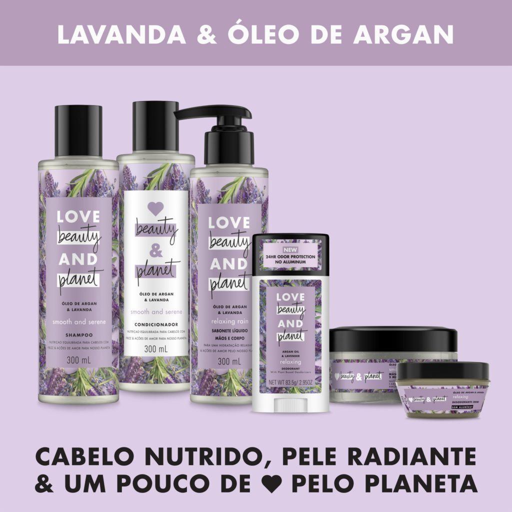Linha Smooth and Serene de Love Beauty and Planet