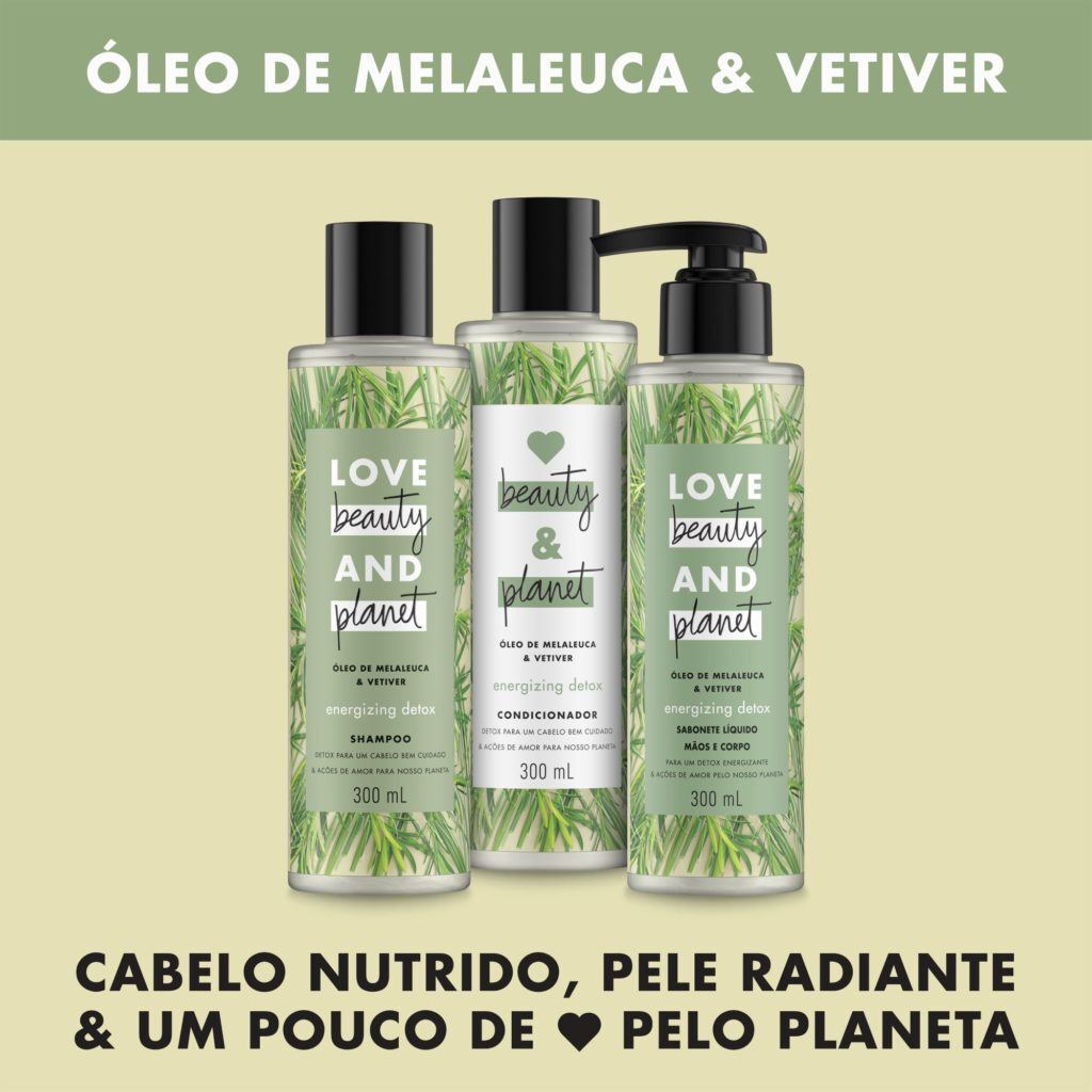 Linha Energizing Detox de Love Beauty and Planet