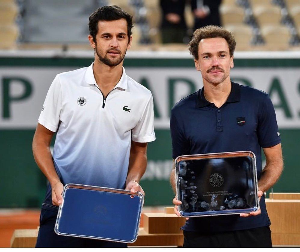 os tenistas bruno soares e mate pavic