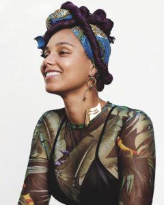 cabelos da alicia keys