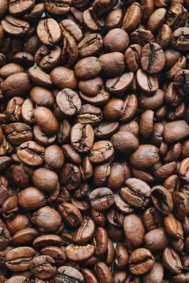 grãos de café