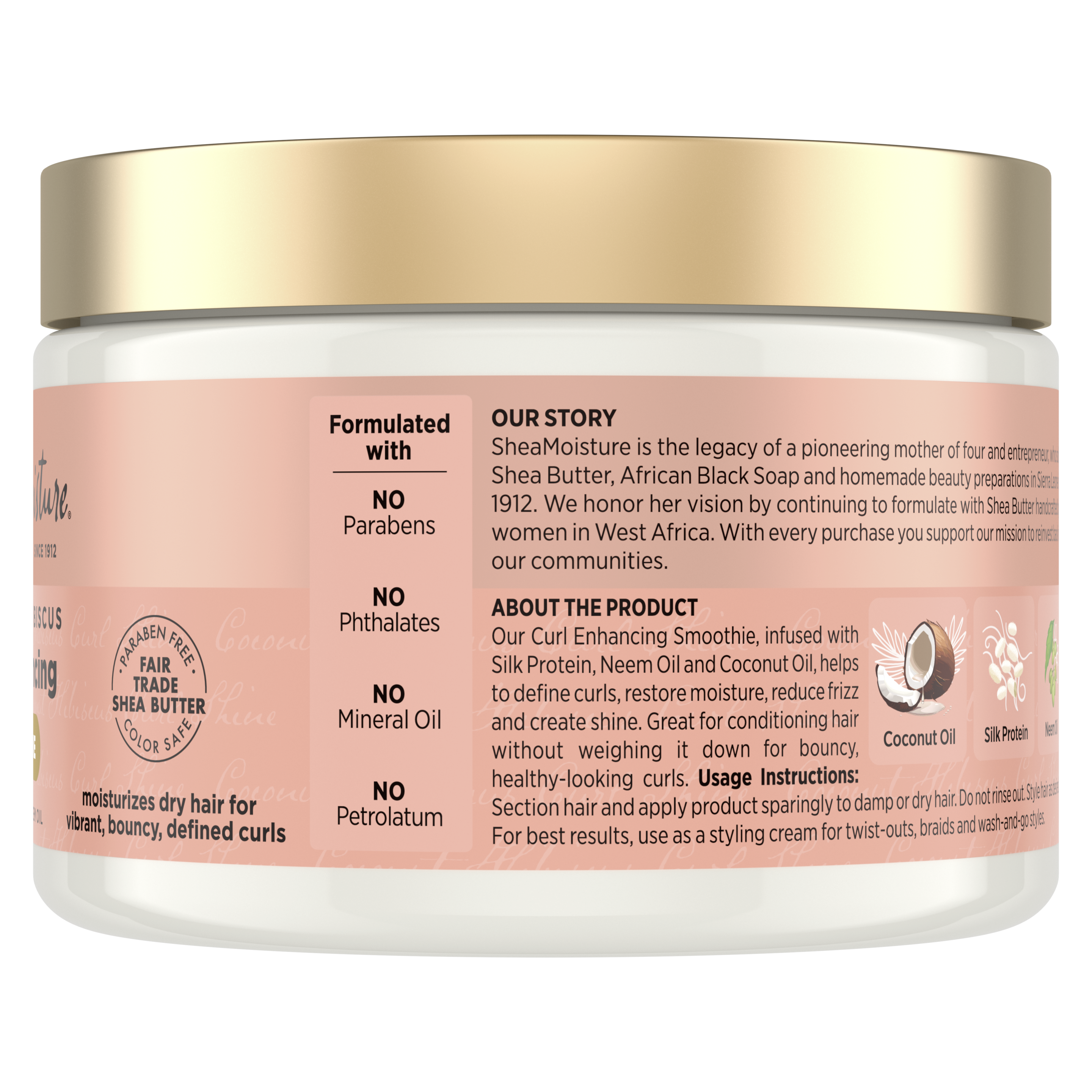 Coconut & Hibiscus Curl Enhancing Smoothie 12oz