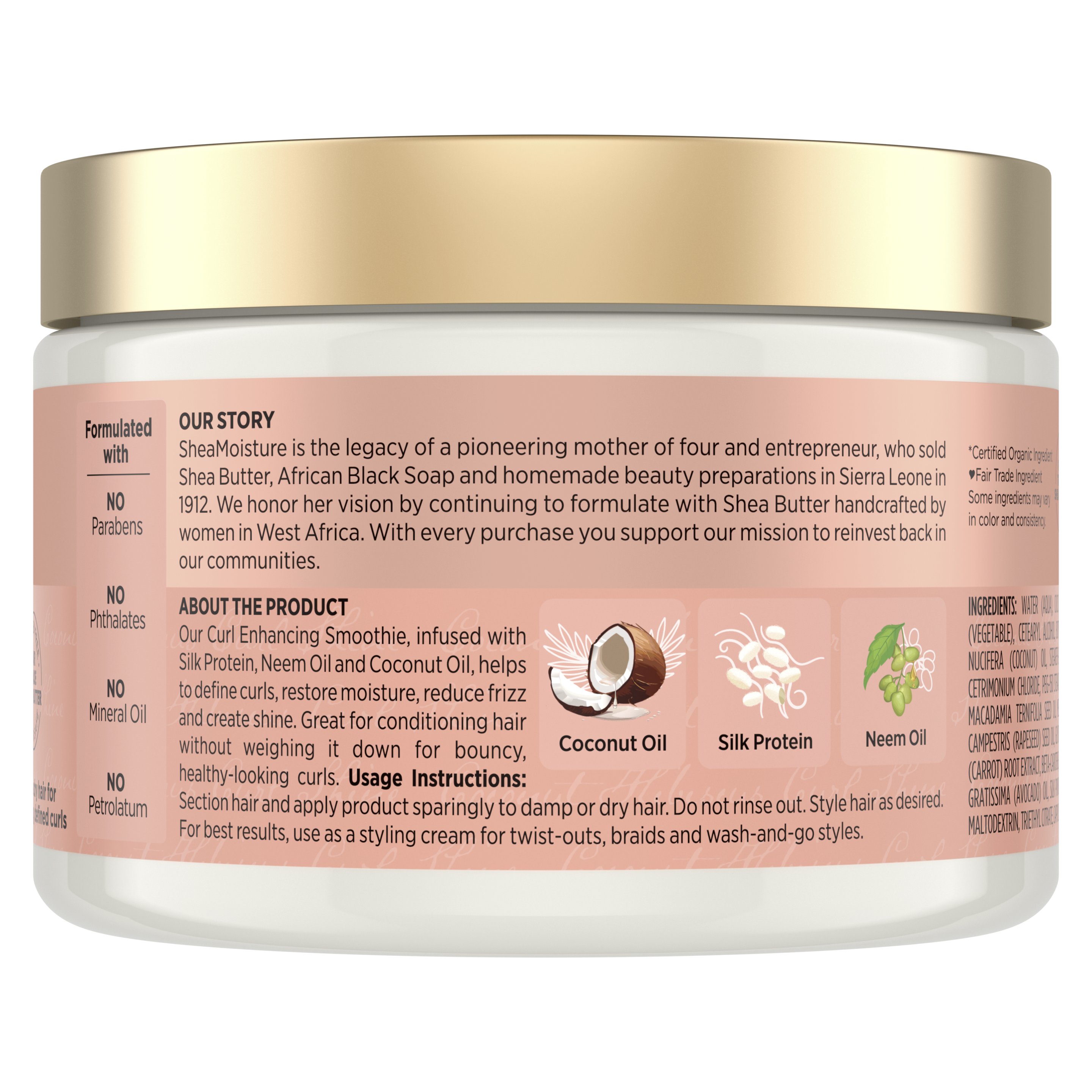 Coconut & Hibiscus Curl Enhancing Smoothie 12oz