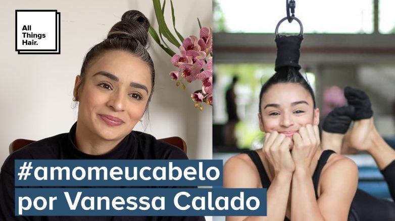 vanessa calado, artista de suspensão capilar