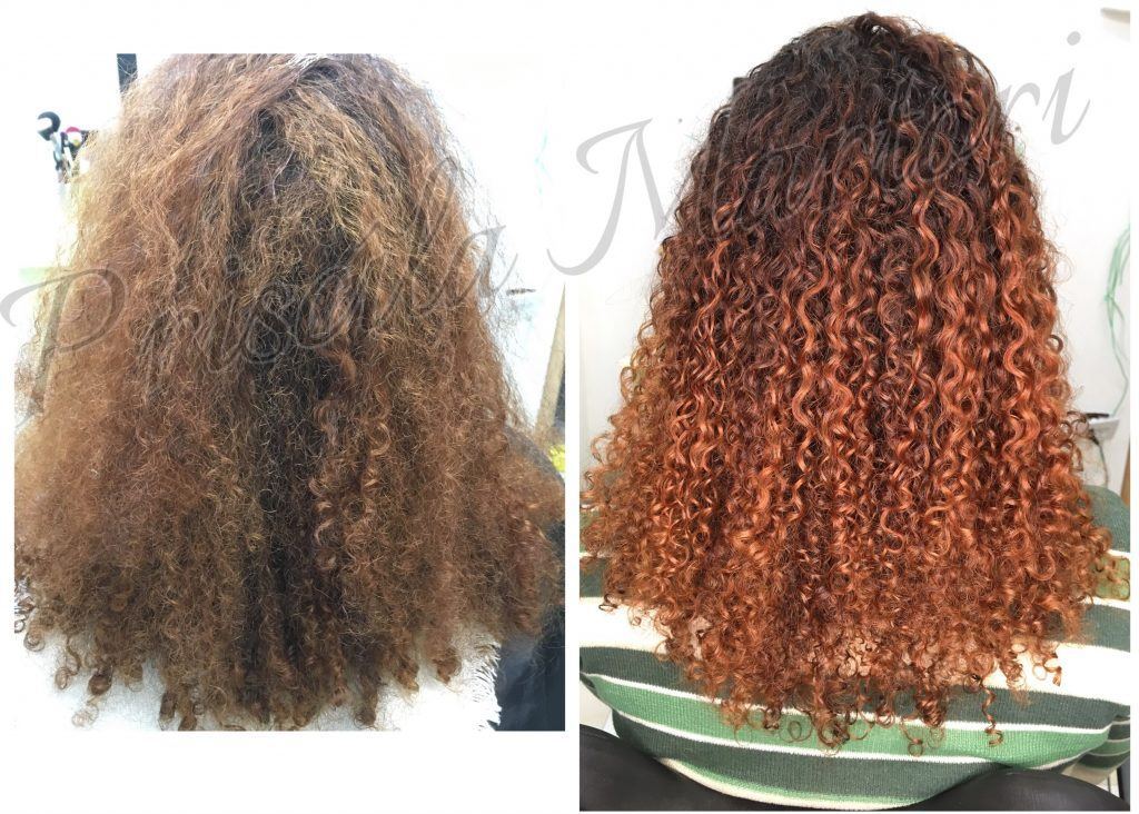 botox em cabelo crespo antes e depois