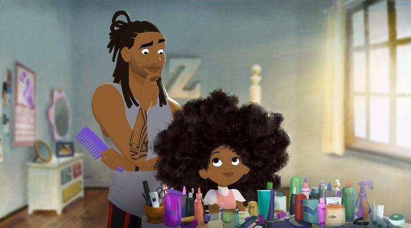 Cena de "Hair Love", filme sobre autoaceitação do cabelo