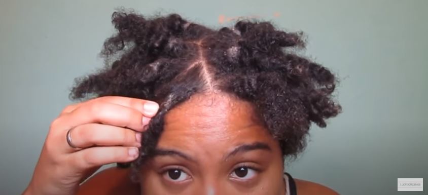 Luli Gonçalves, youtuber, mostra fica o cabelo após tirar as tranças box braids