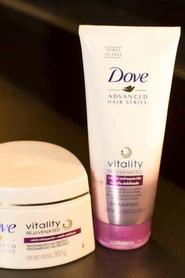 Dove Advanced Hair Series Vitality Rejuvenated testamos o produto