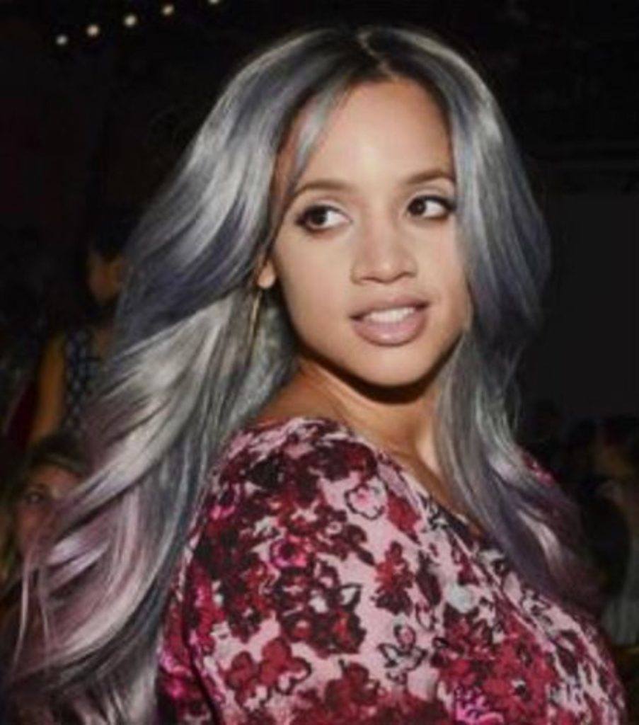 modelo de famosas com cabelo cinza