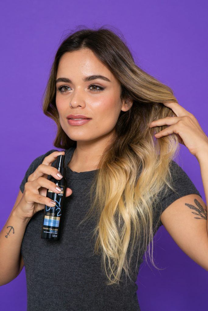 Modelo para tutorial de como prolongar o penteado no day 2