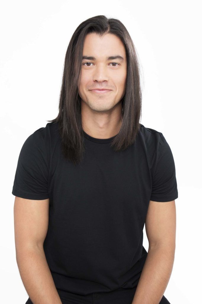 modelo de coque alto masculino