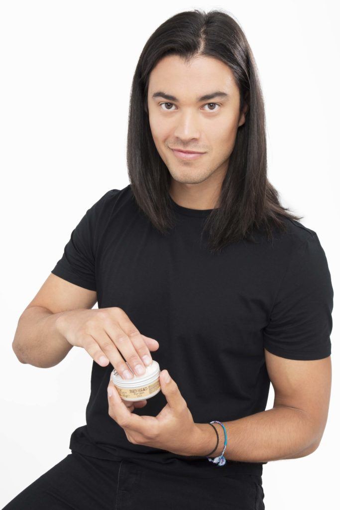 modelo de coque alto masculino