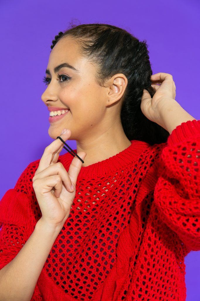 Cabelo caheado longo com twist