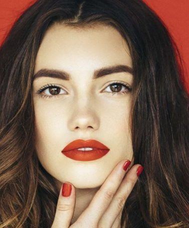 mechas marrom caramelo