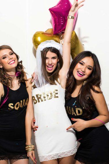 modelos ilustrando a matéria sobre penteados para despedidas de solteira