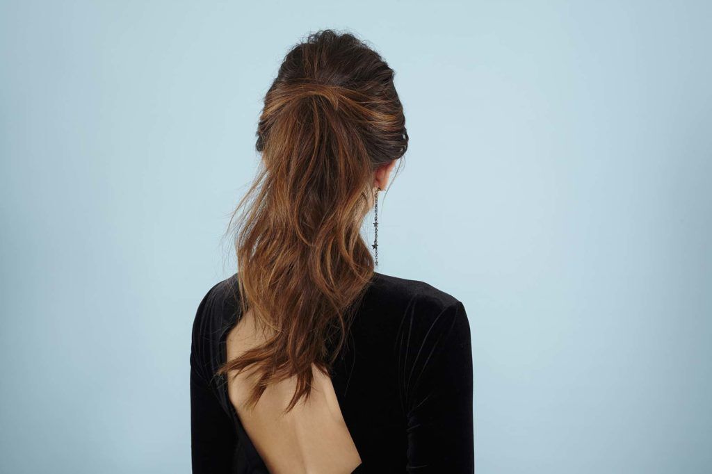 modelo de rabo de cavalo com ondas