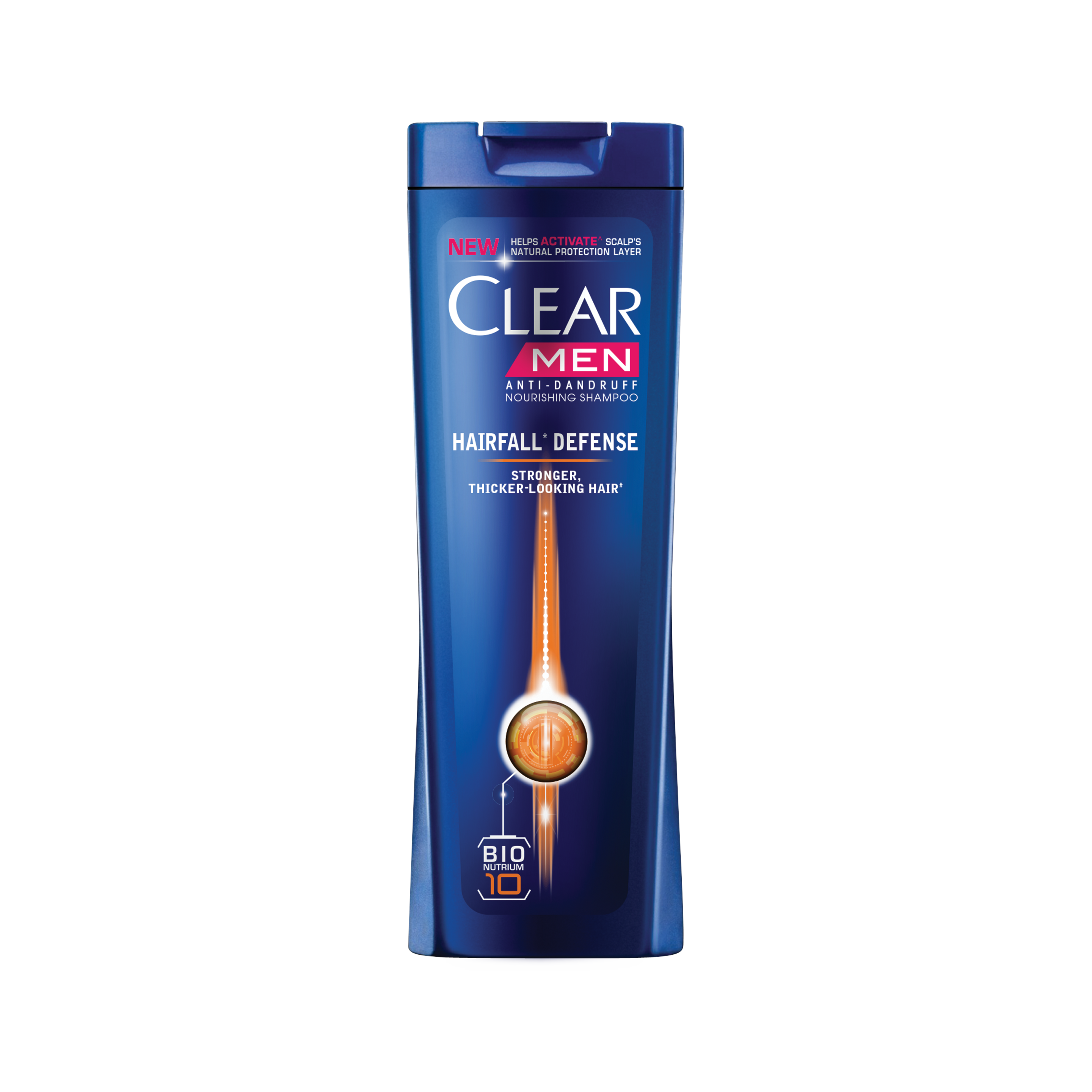 Front of shampoo pack Clear Hair Fall Defense Shampoo  200ml