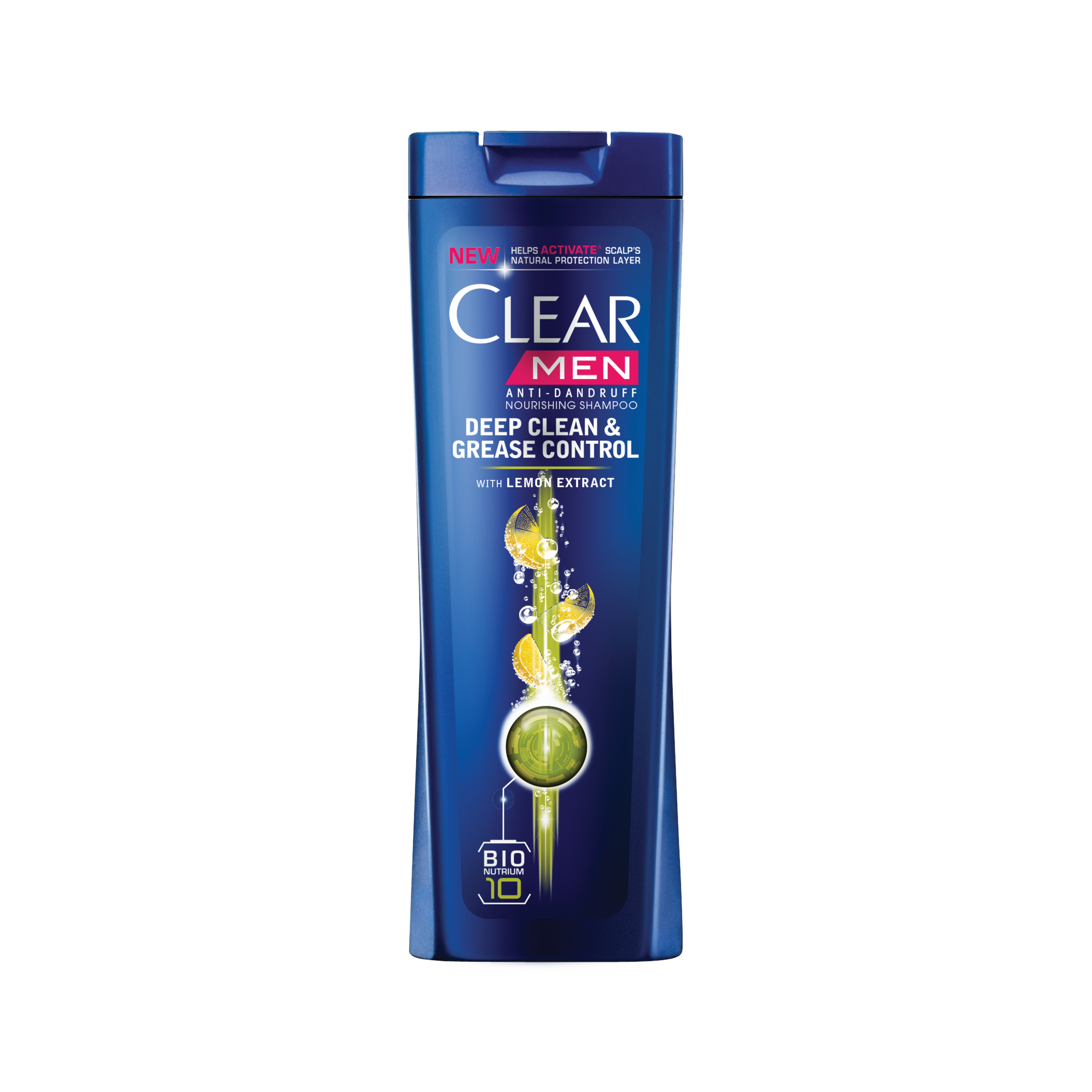 Front of shampoo pack Clear Deep Clean & Grease Control Shampoo 200ml