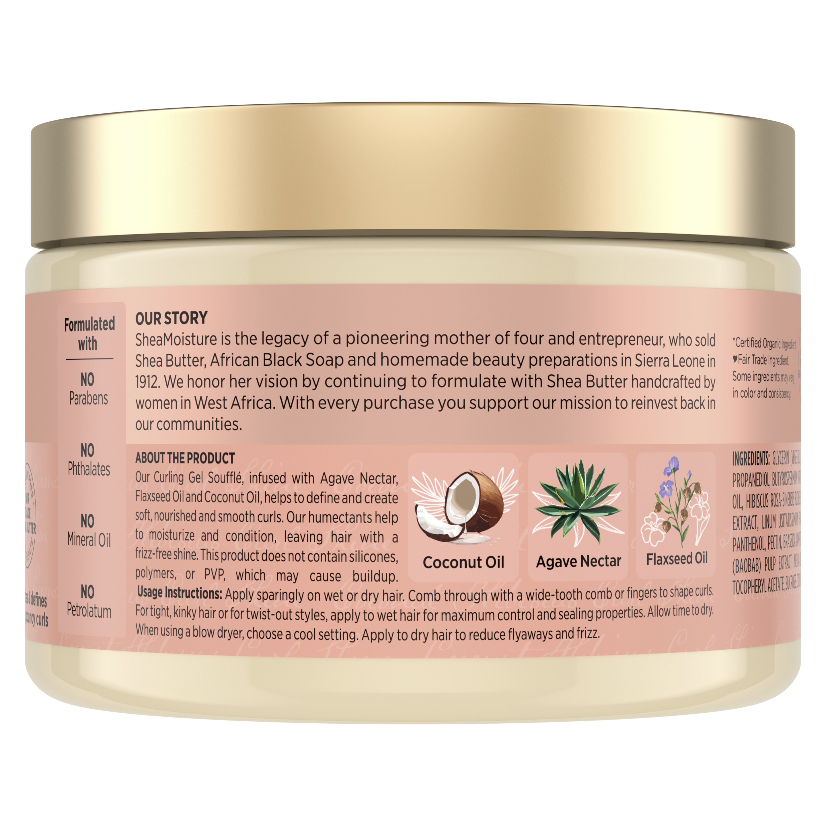 Coconut & Hibiscus Curling Gel Souffle