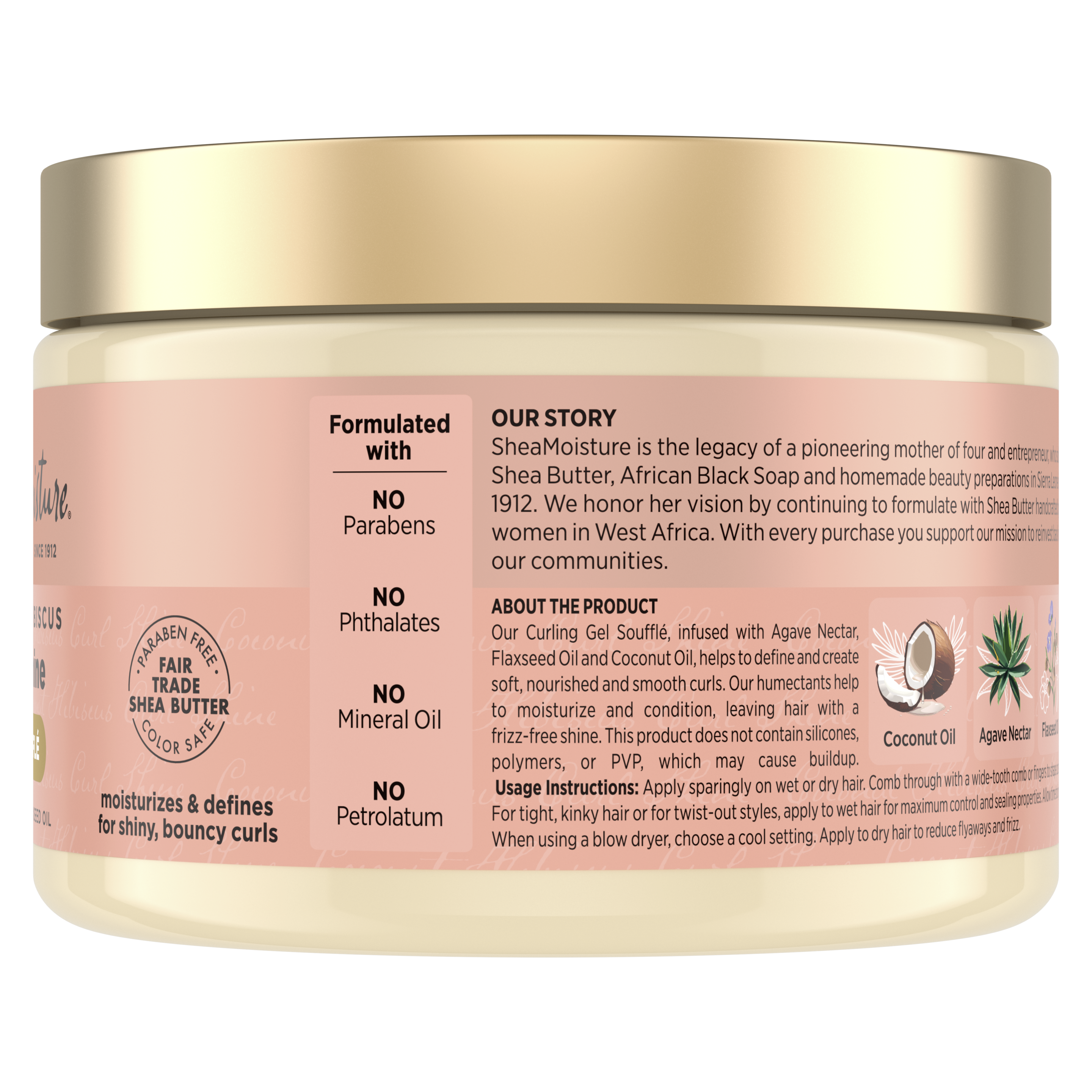 Coconut & Hibiscus Curling Gel Souffle