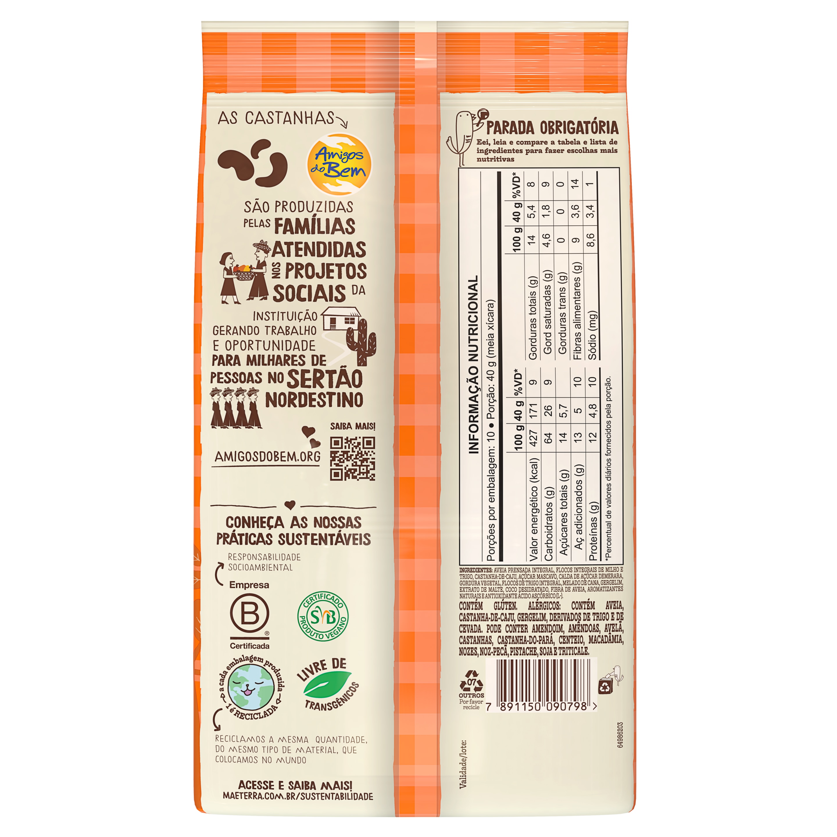 Granola Castanha-de-cajú Amigos do Bem