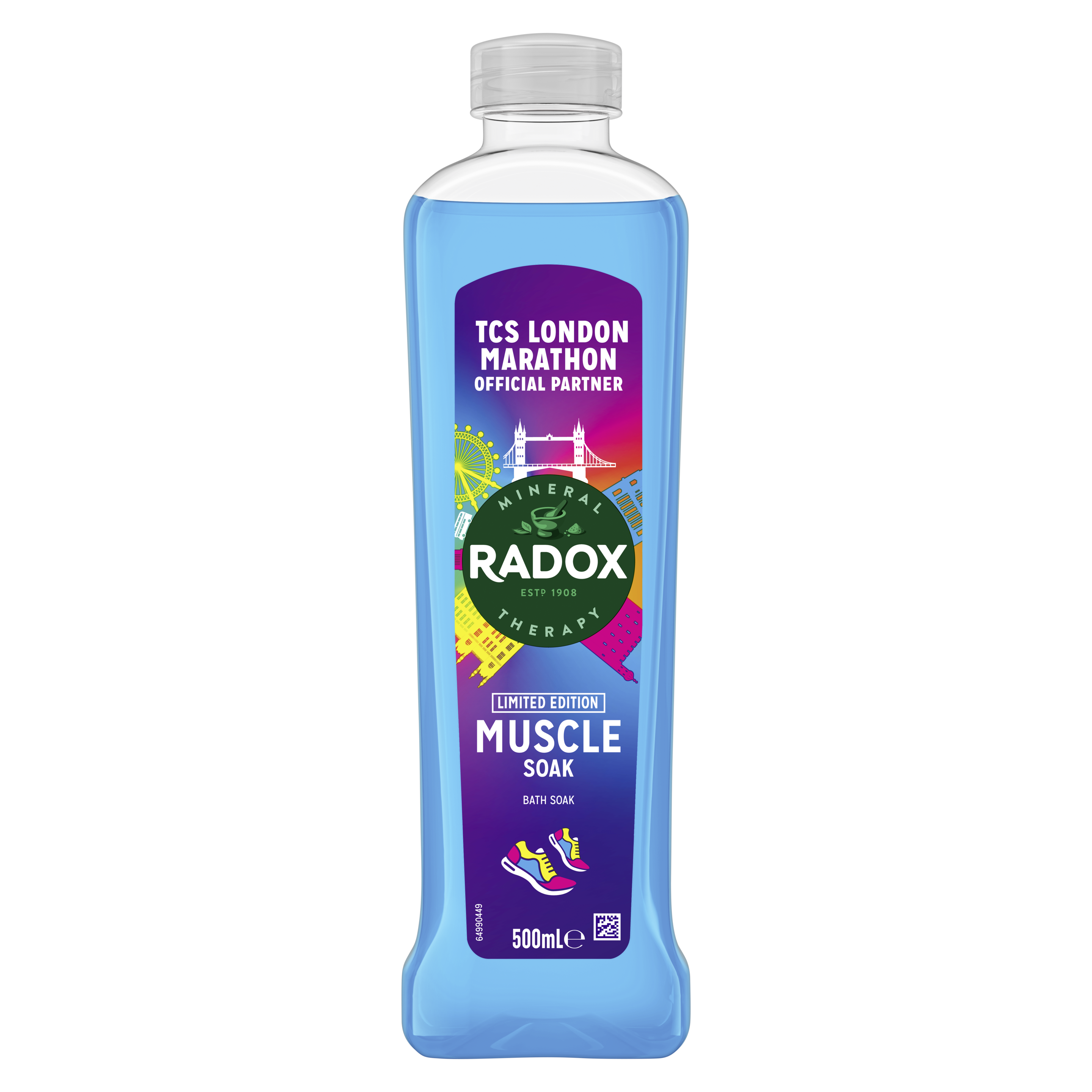 Radox Muscle Soak 100% inspired by nature Bath Soak mood enhancing 500ml