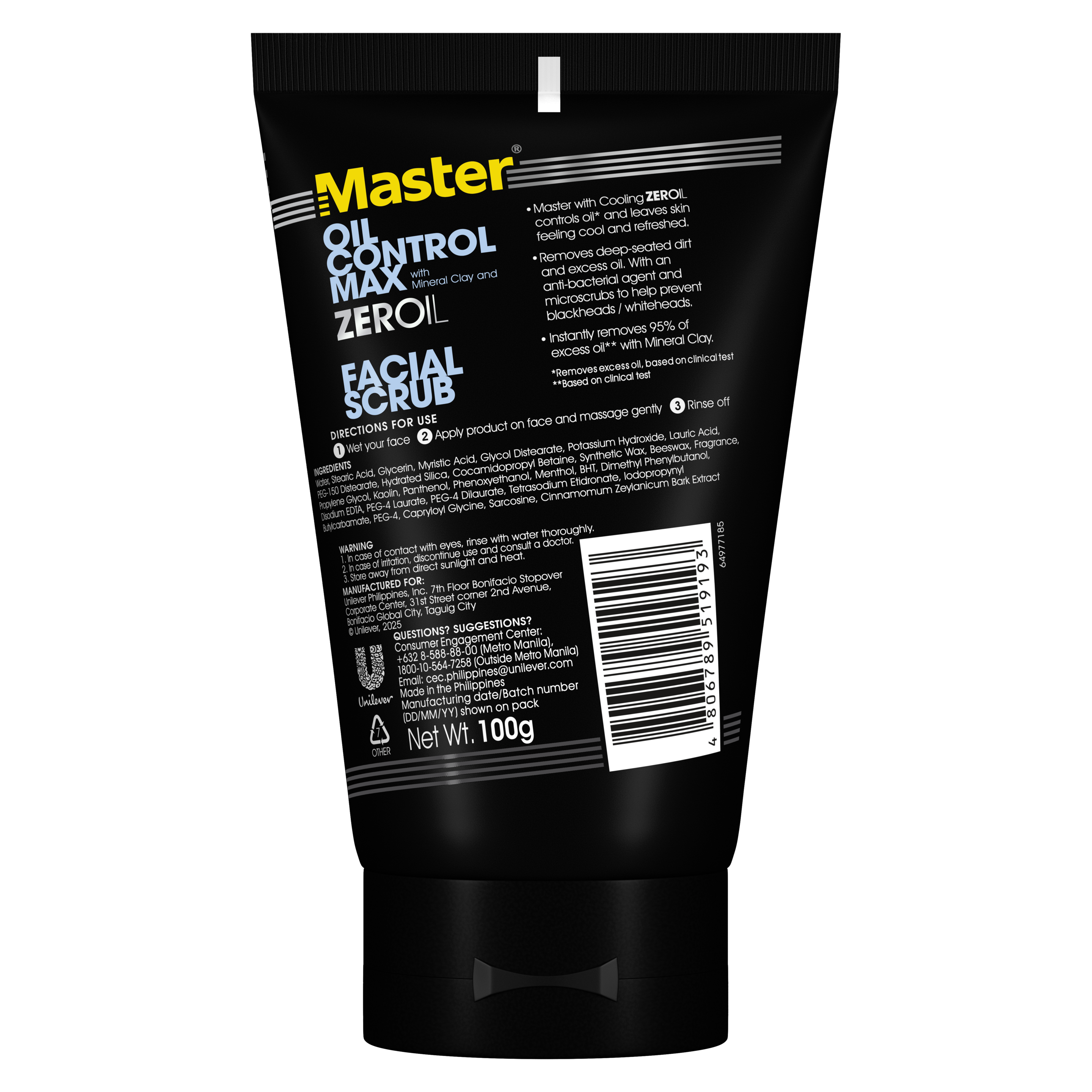 Master Facial Wash Oil Control Max