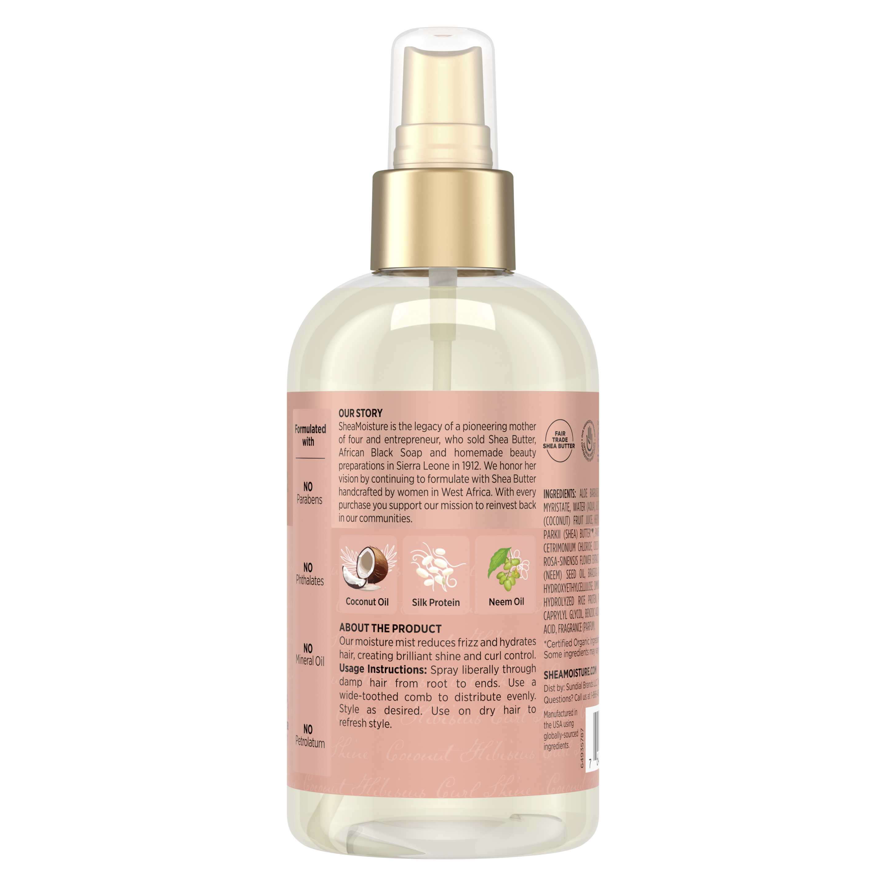 Coconut & Hibiscus Hold & Shine Moisture Mist