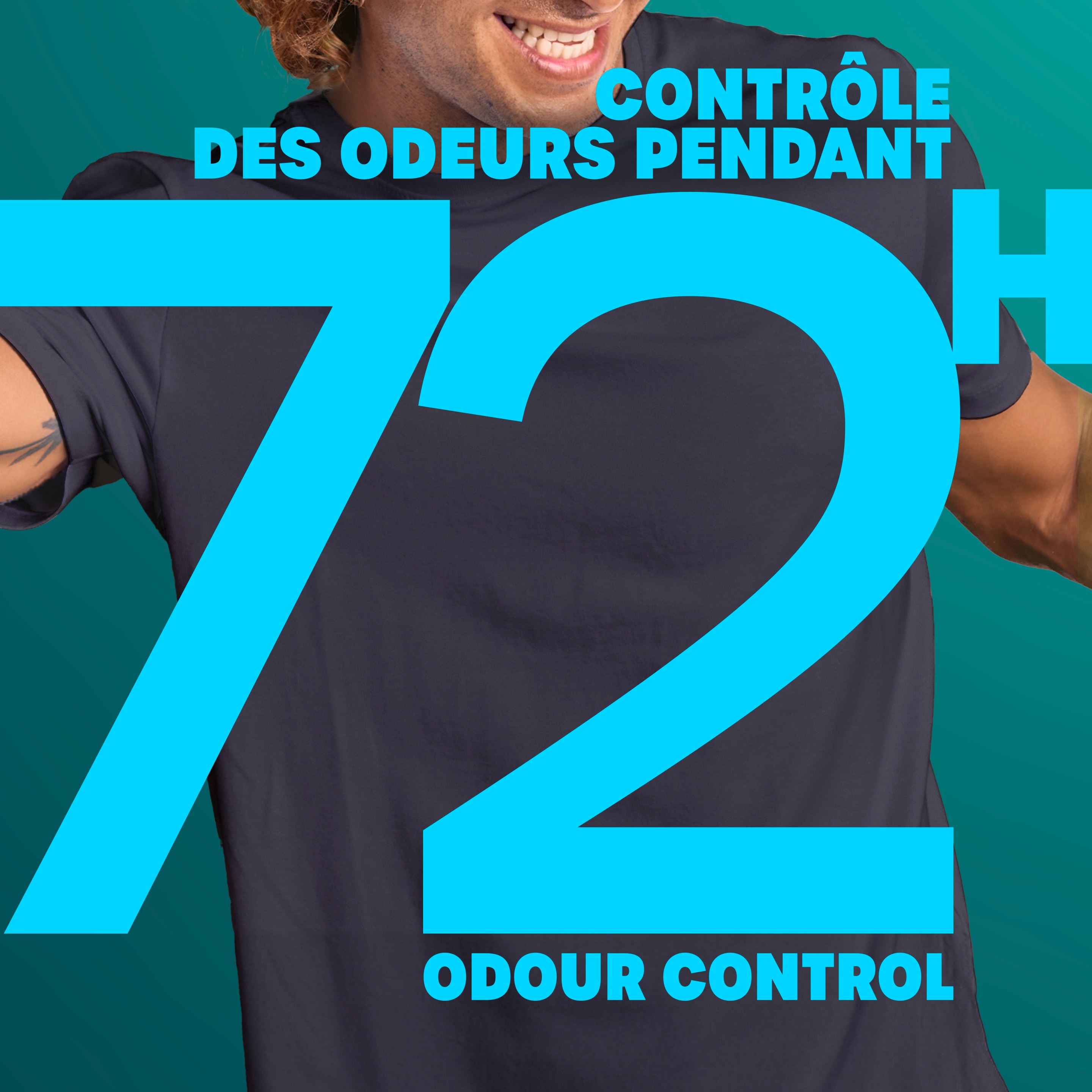 controle des odeurs pendant 72h