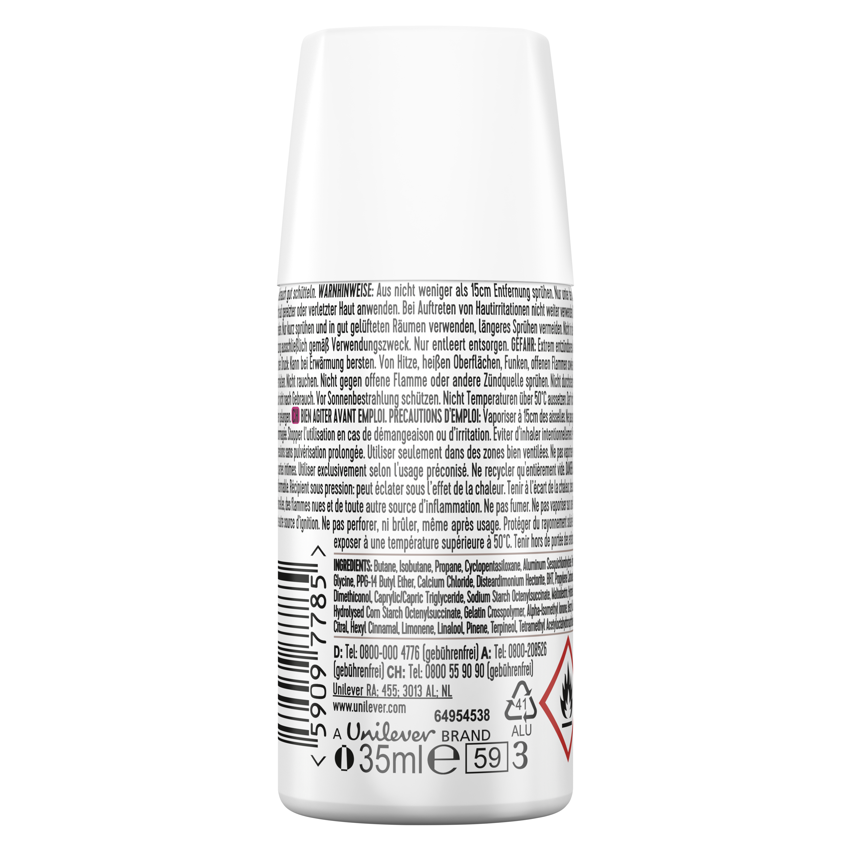 Rexona Maximum Protection Deospray Mini Fresh Antitranspirant mit 96 Stunden Schutz vor Schweiß und Körpergeruch 35 ml packshot