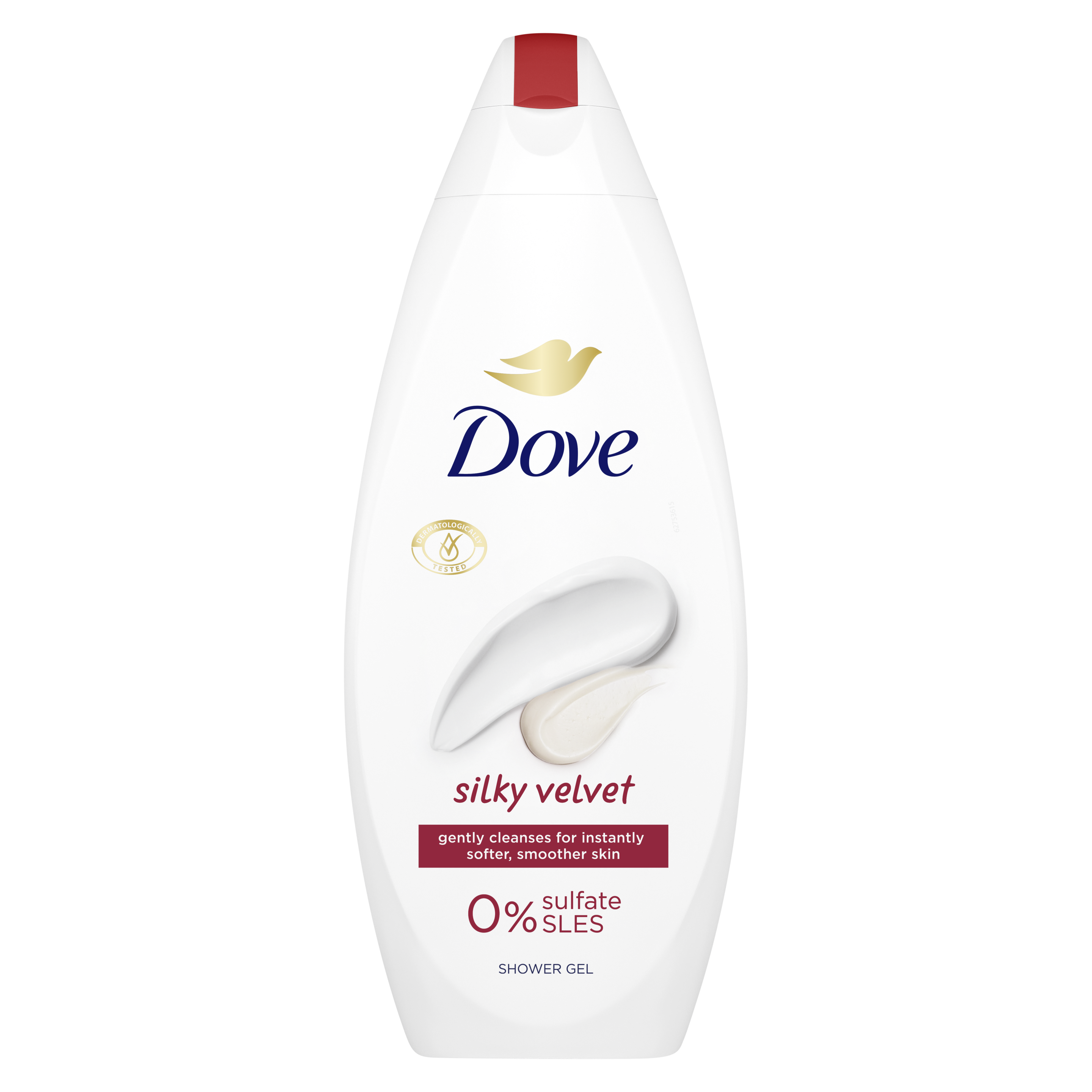 Dove Silky Velvet krémtusfürdő 250 ml