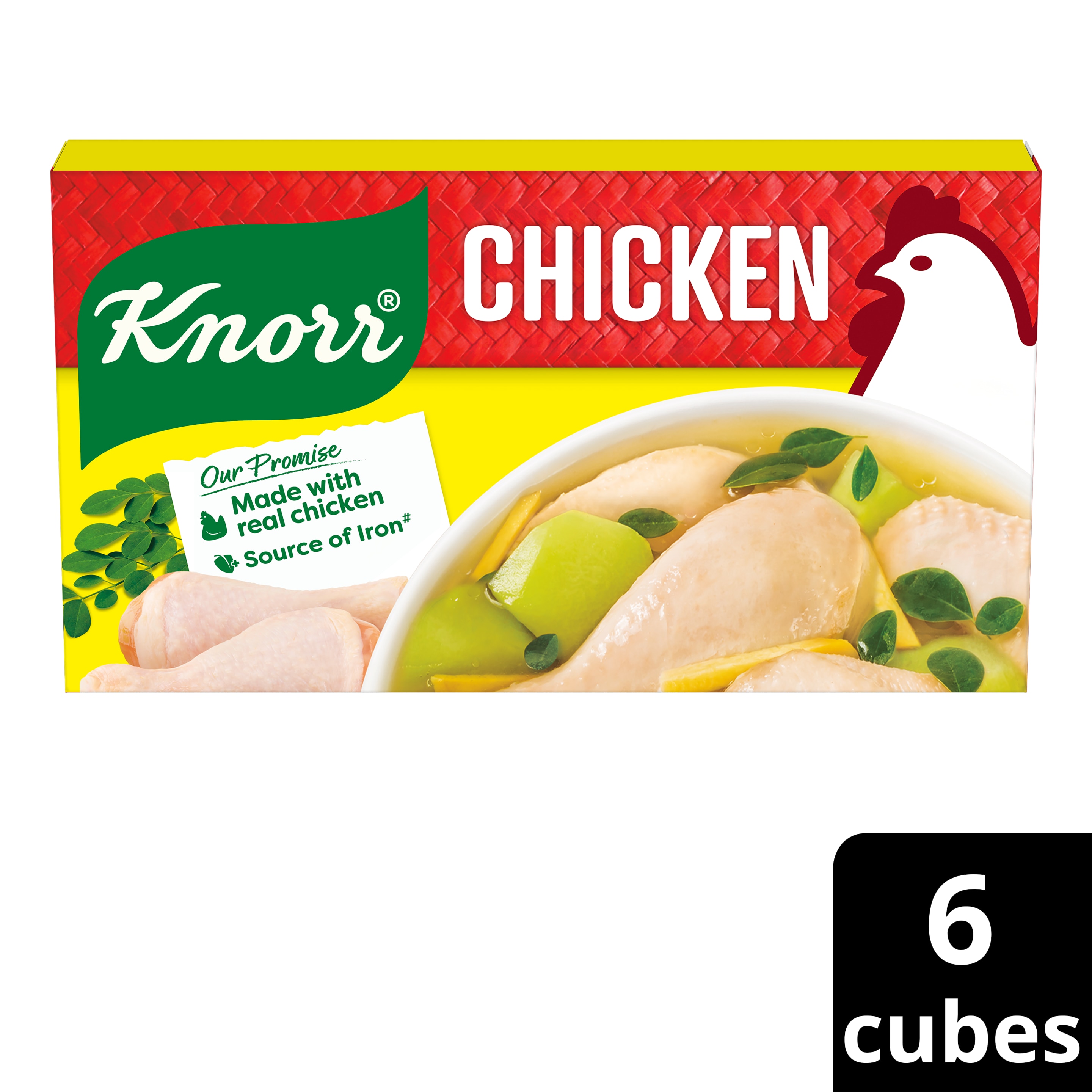 KNORR  Chicken Broth Cubes Chicken Broth Cubes Chicken Broth Cubes made with real chicken 60g packshot