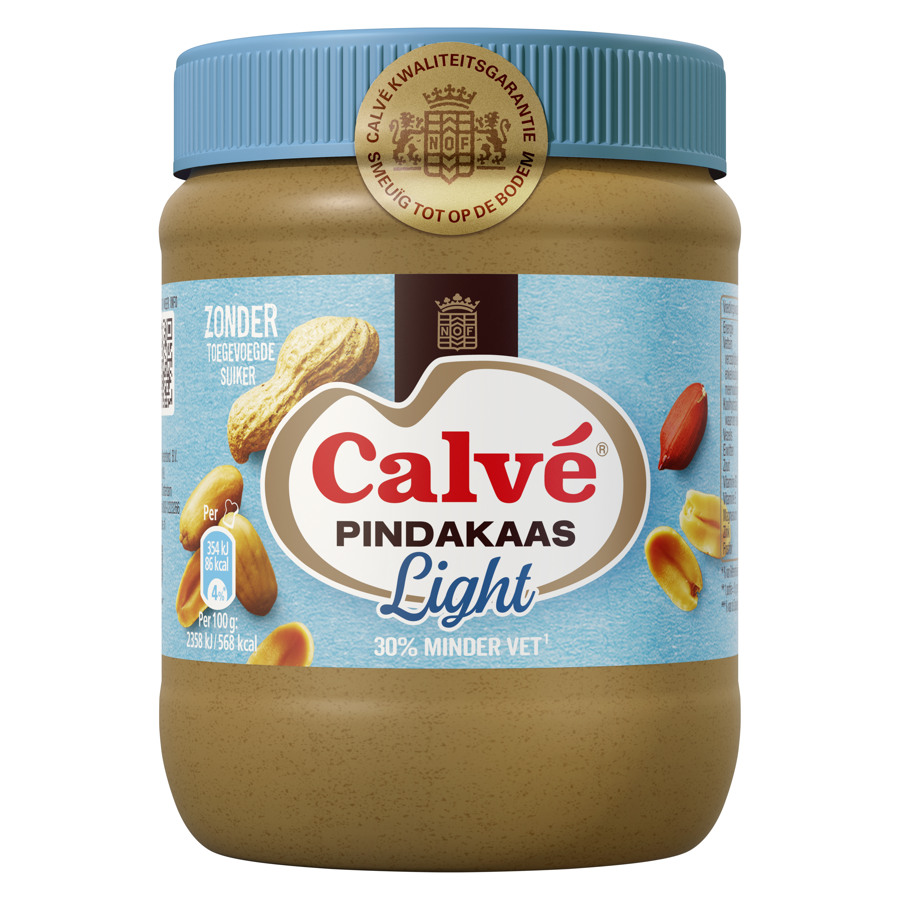 Calve Pindakaas Light 350 g packshot