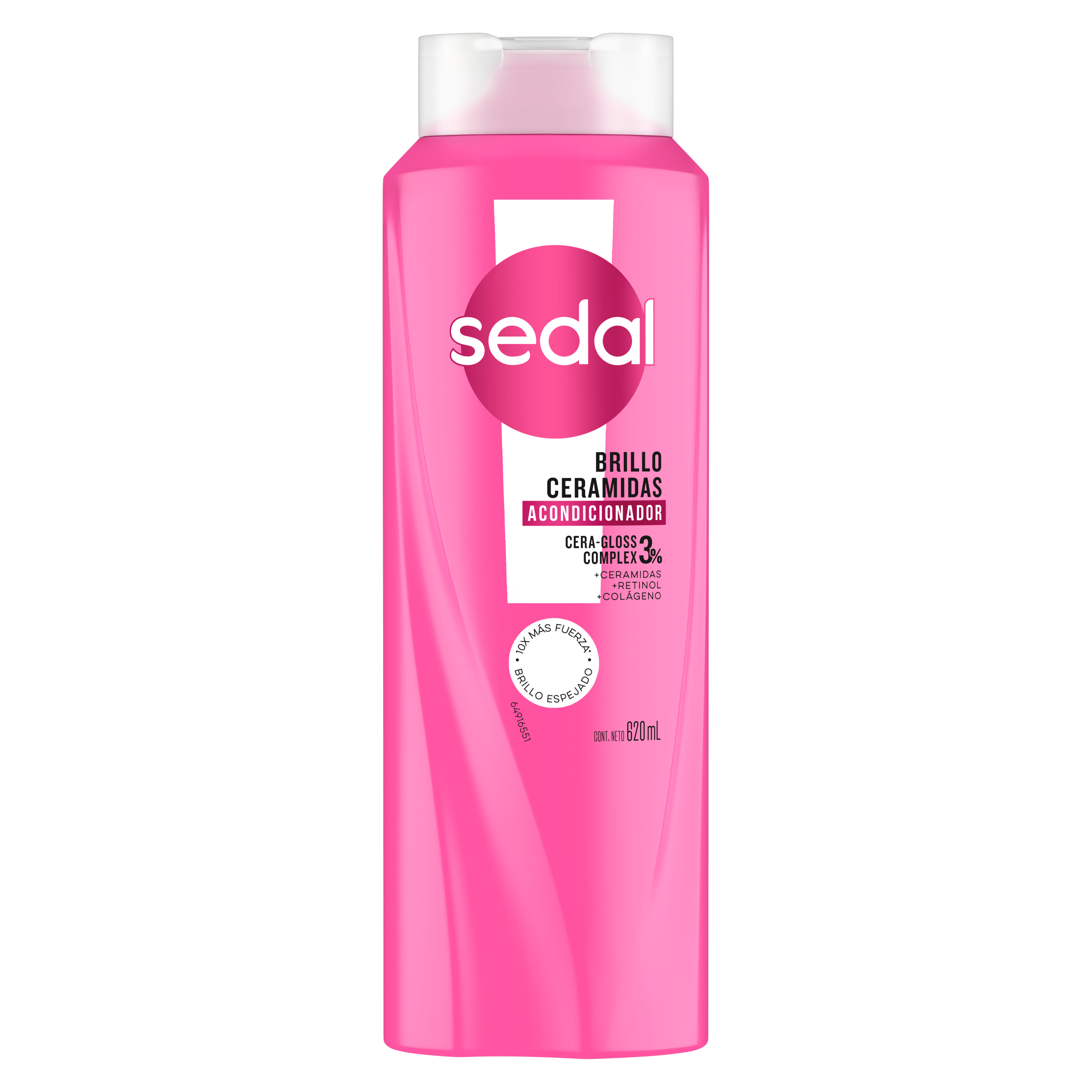 Imagen al frente del paquete Tratamiento Acondicionador Sedal Ceramidas 620 ml packshot