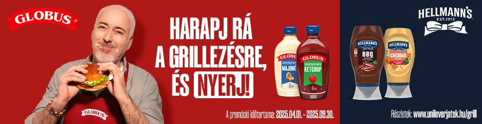 Grillezz Globus és Hellmann’s szószainkkal