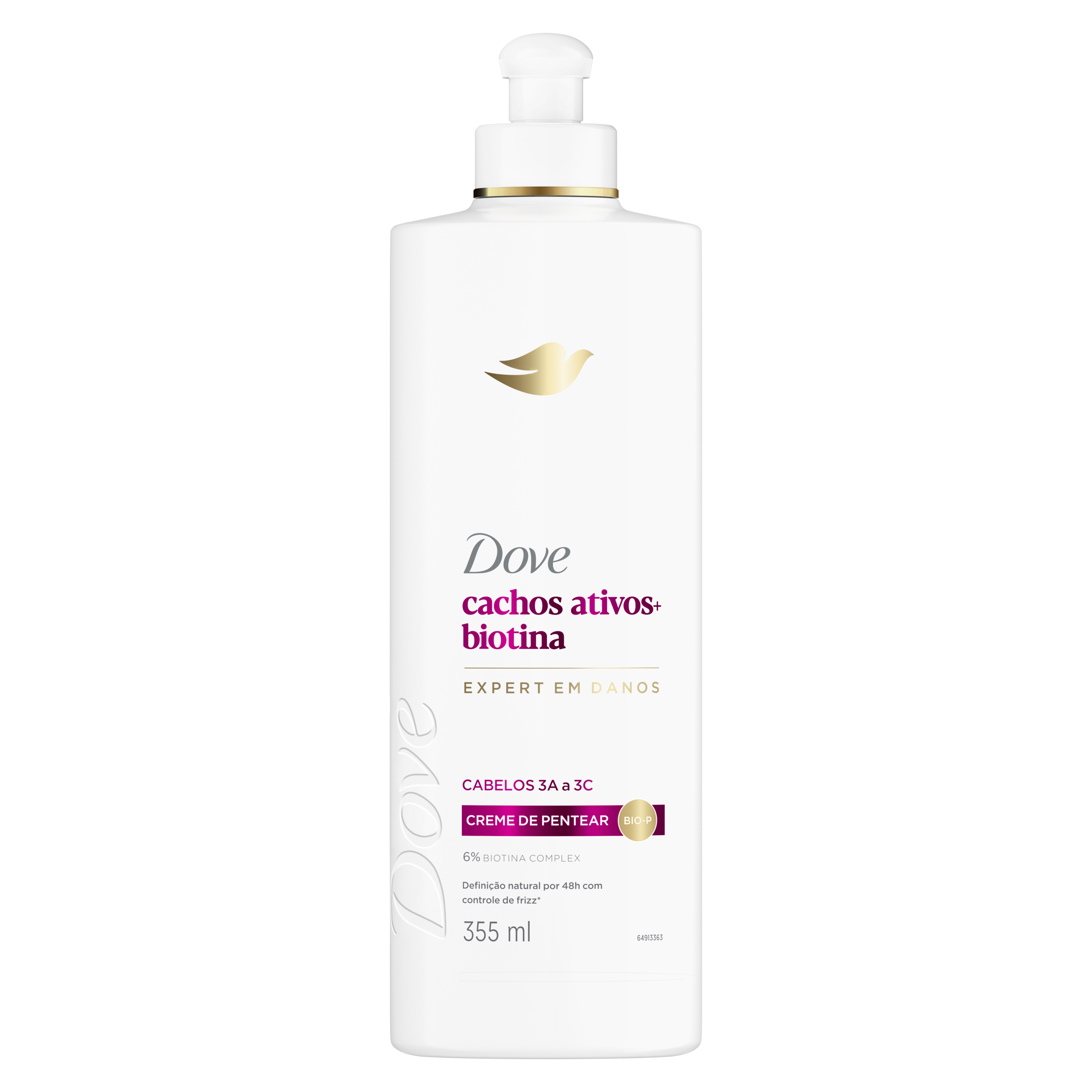 Dove Creme de Pentear Cachos Ativos + Biotina 355ml packshot