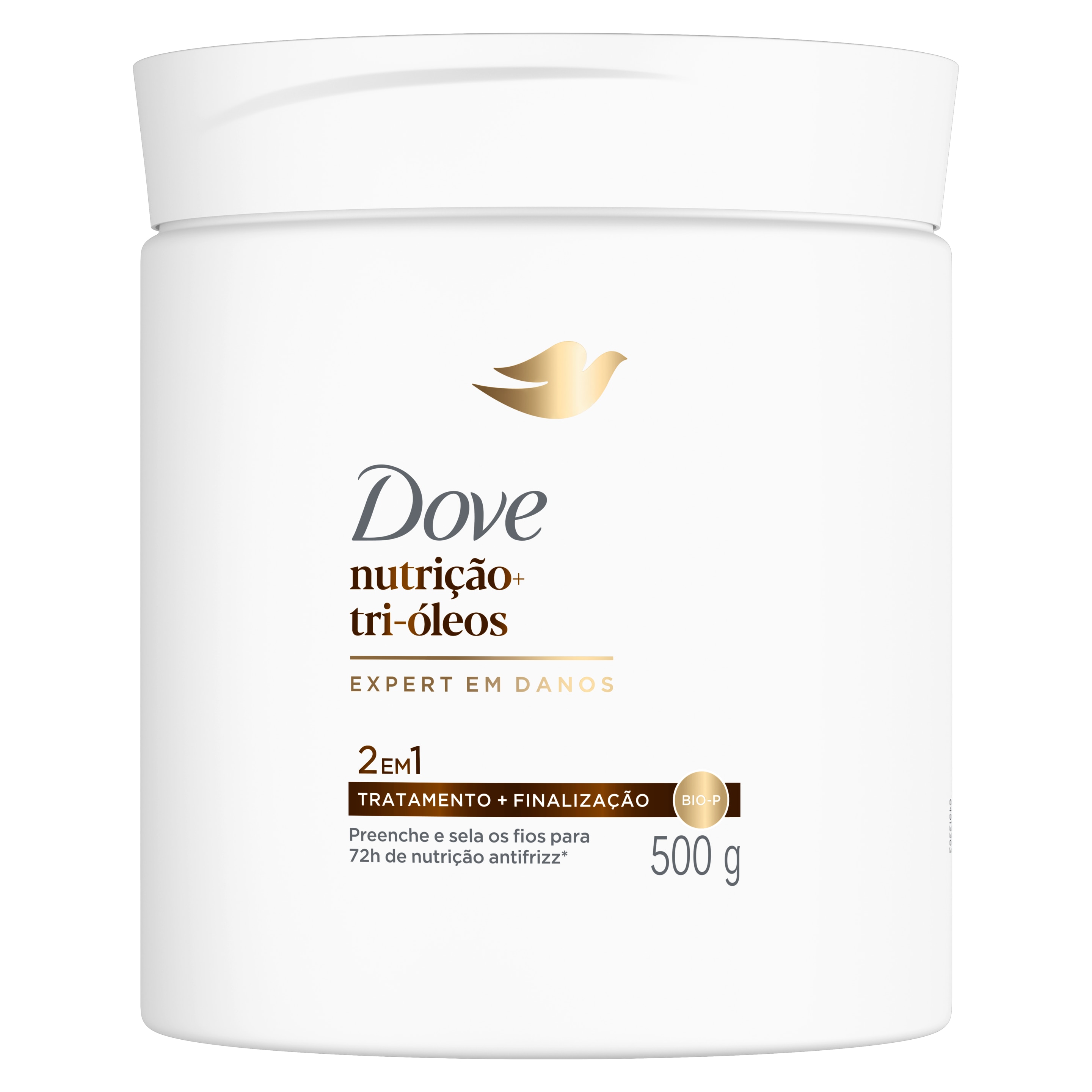 Máscara de Tratamento + Finalizador 2 em 1  DOVE Nutrição + Fusão de Óleos 500g