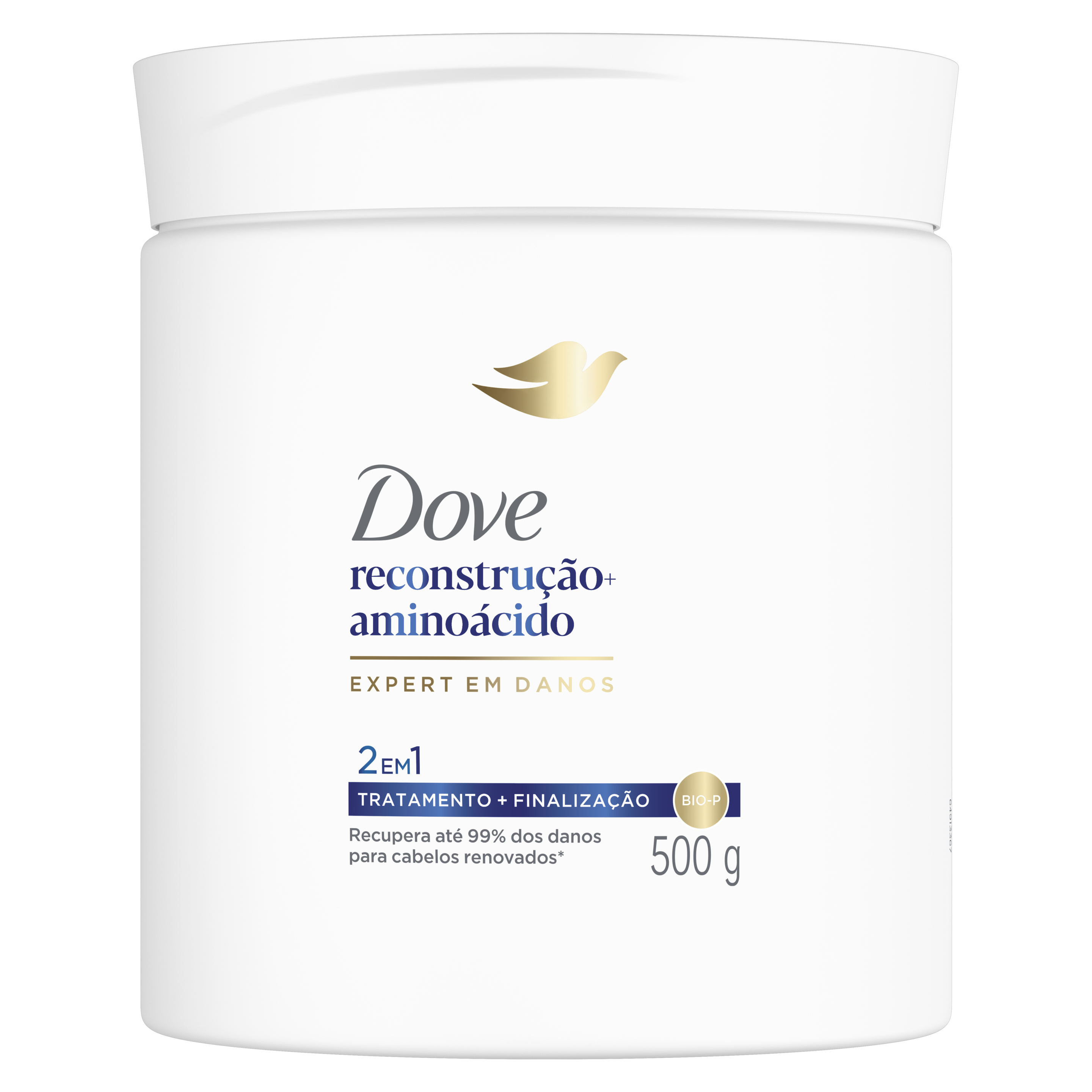 Máscara de Tratamento Dove 2 em 1 Reconstrução + Aminoácido 270g packshot